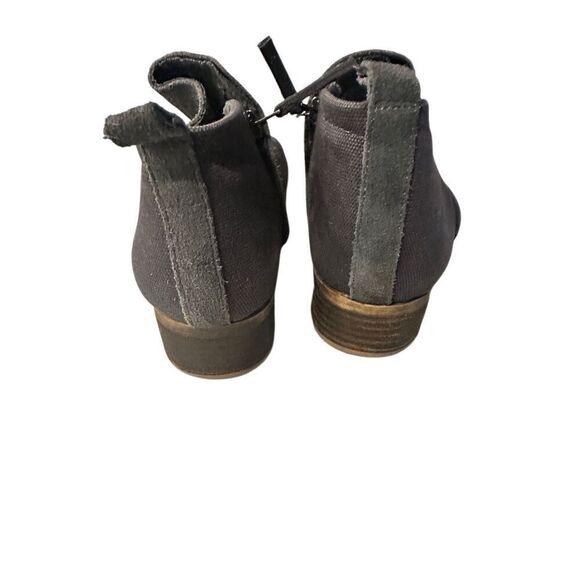 Tom’s perforated ankle bootie sz 7 grey women’s boots deia - Picture 5 of 10